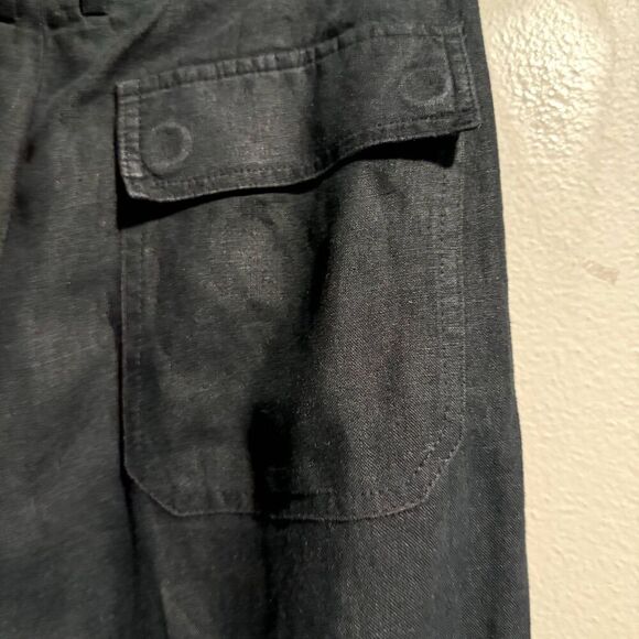 Ivan Grundahl Copenhagen 100% Linen Wide Leg High Rise Pant Size 40 - Picture 6 of 9